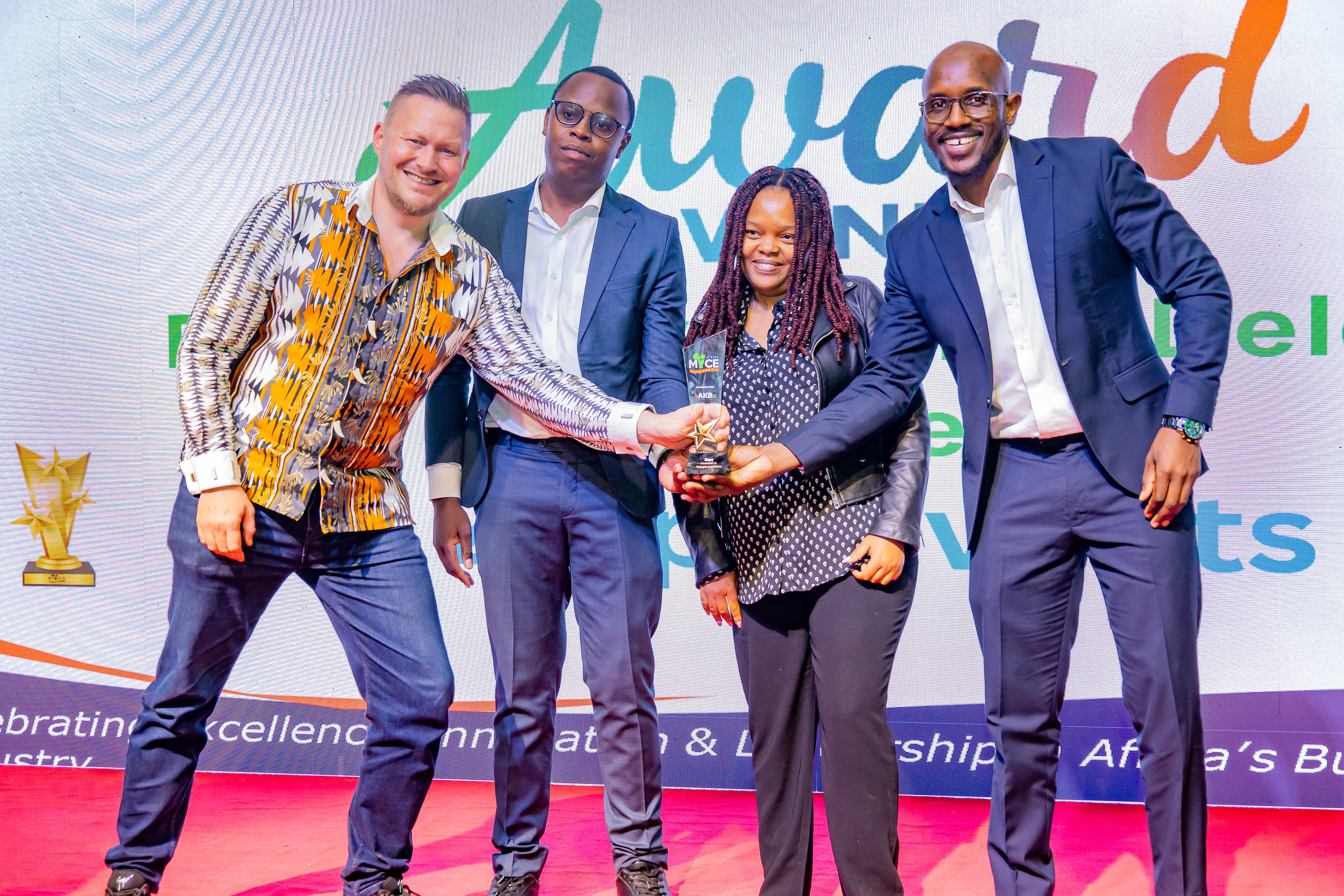 Group photo of winners