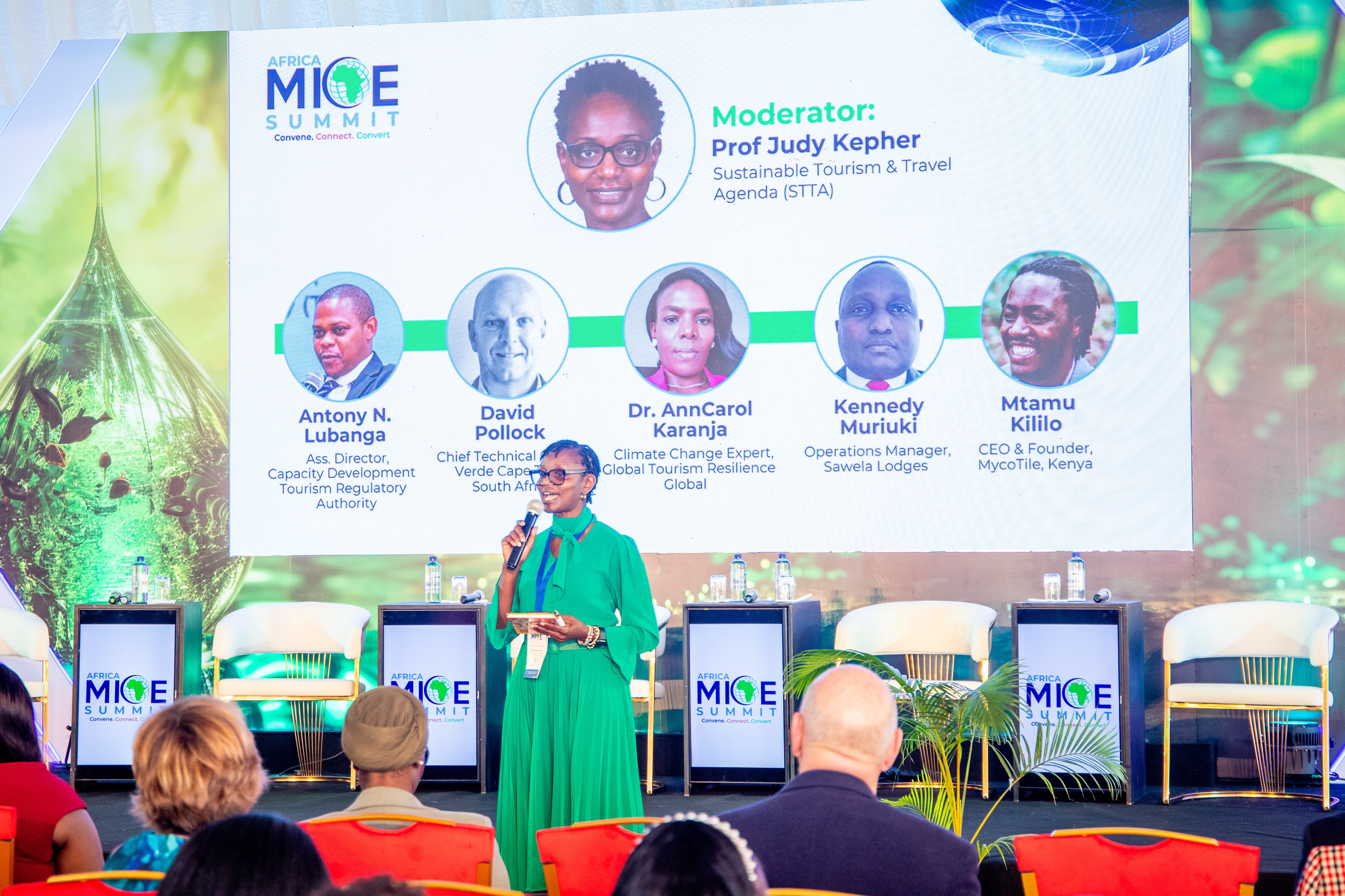 Eco-friendly materials display